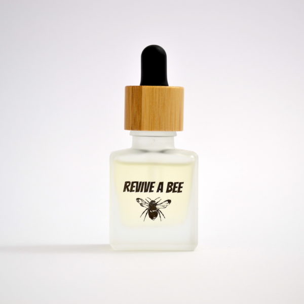 bee revival gift set refill bottle with bamboo lid