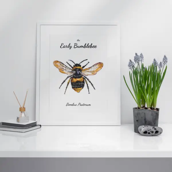 Bee Print - The Early Bumblebee