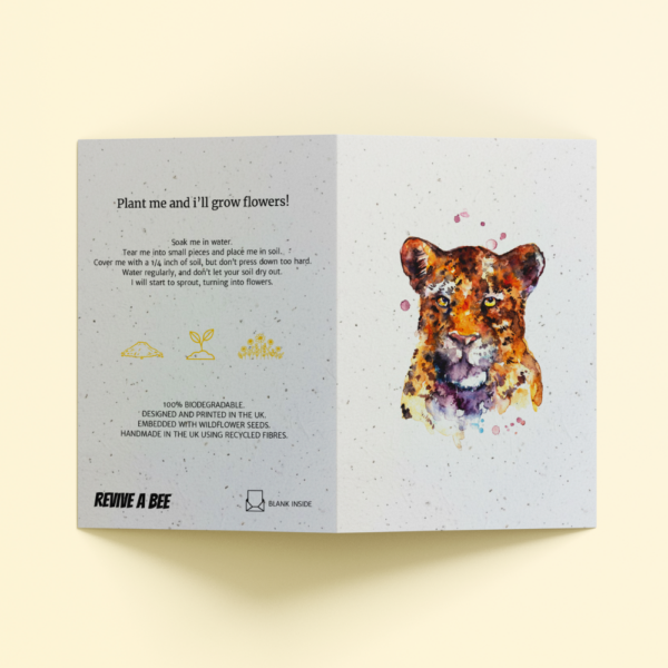 Plantable Card - The Jaguar