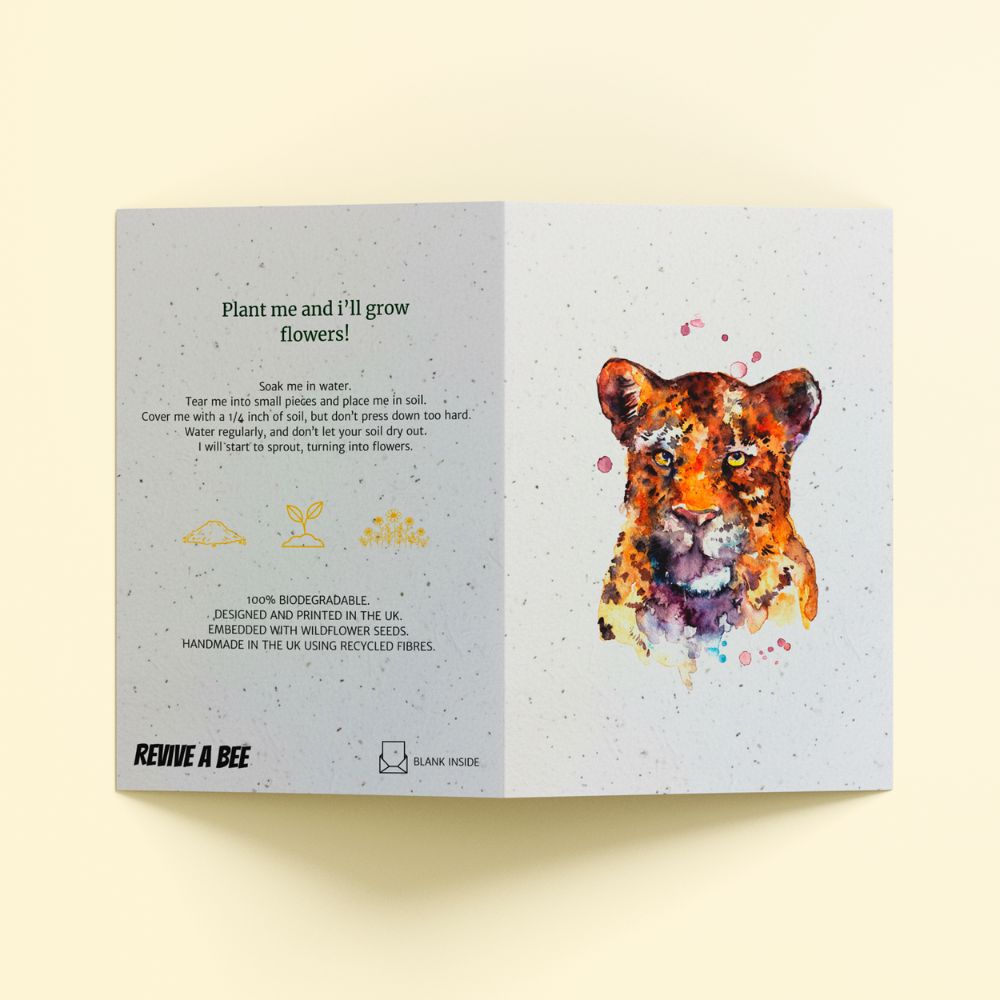 Plantable Card - The Jaguar