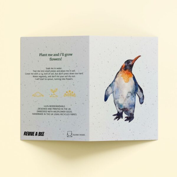 Plantable Card - The Penguin