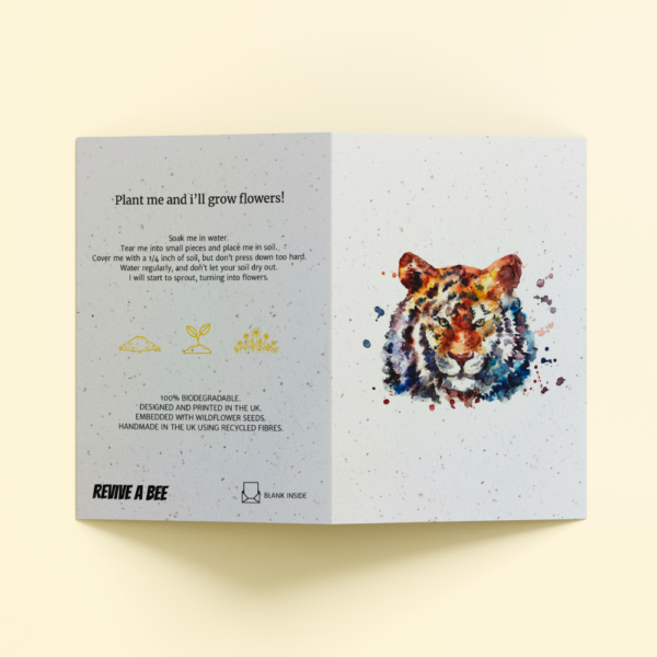 Plantable Card - The Tiger