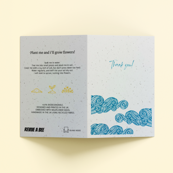 Plantable Card - Grateful Tides