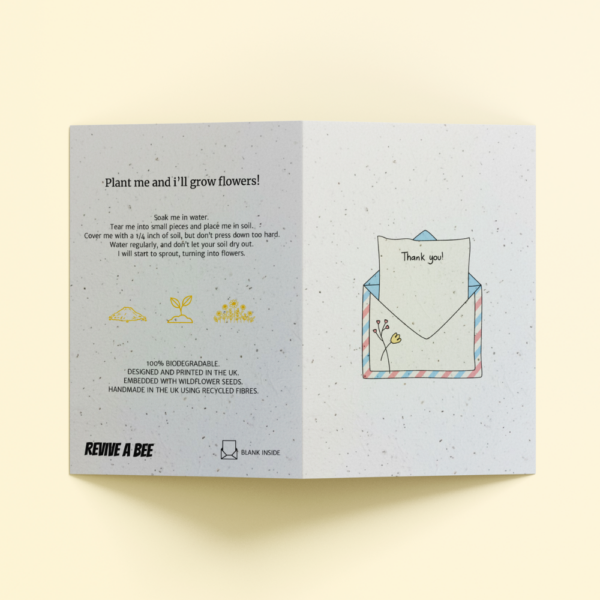 Plantable Card - Thanks By Post