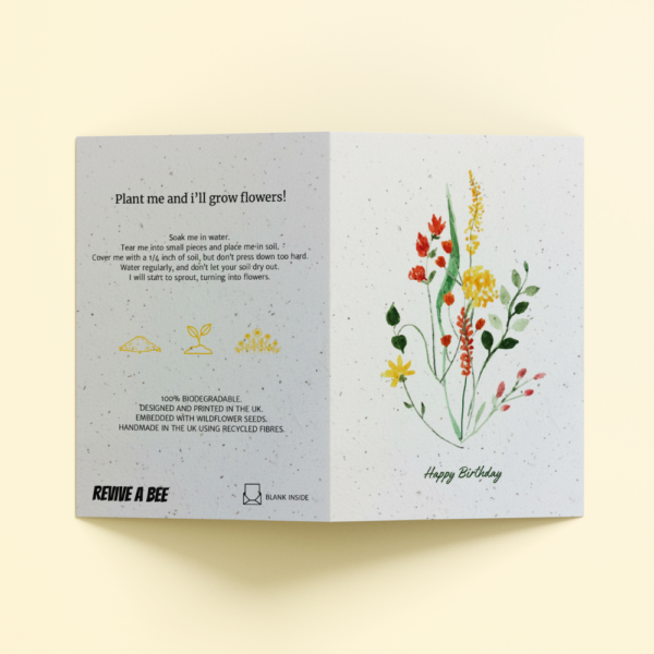 Plantable Card - Wildflower Birthday