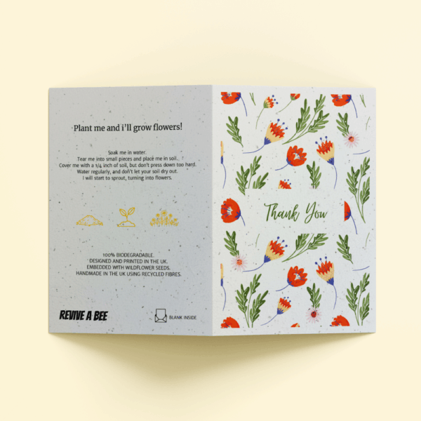 Plantable Card - Petals of Thanks