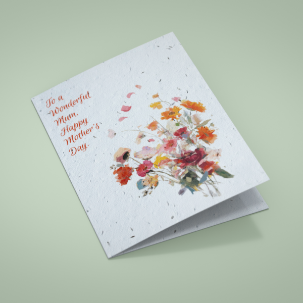 Plantable Card - Mothers Day Flower Bunch